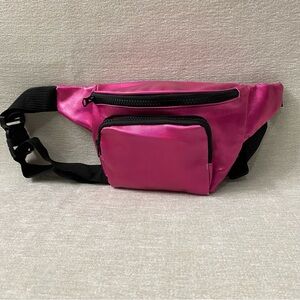 Iridescent Neon Pink Belt Bag